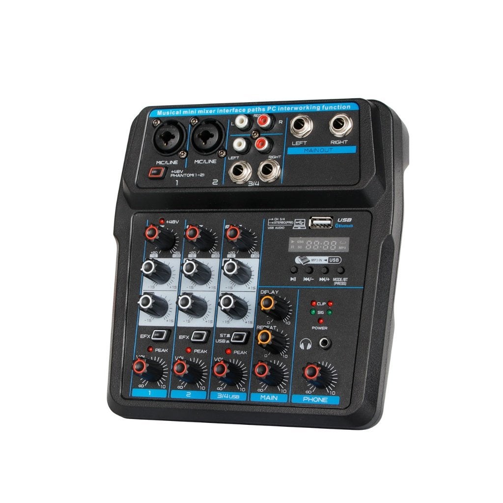 Console de mixage , 4 canaux, enregistrement USB, Bluetooth, Enlèvement ou Envoi, Comme neuf, Micro pour instrument