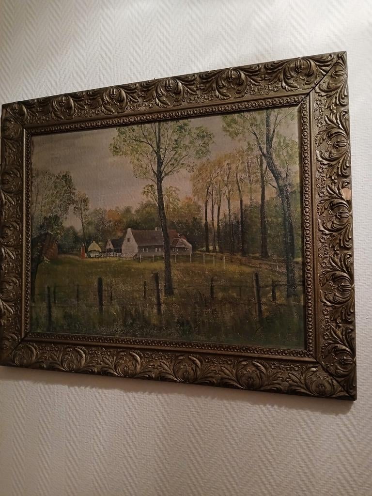 Schilderij uit 1905 F.De Bondt, Antiek en Kunst, Kunst | Schilderijen | Klassiek, Ophalen
