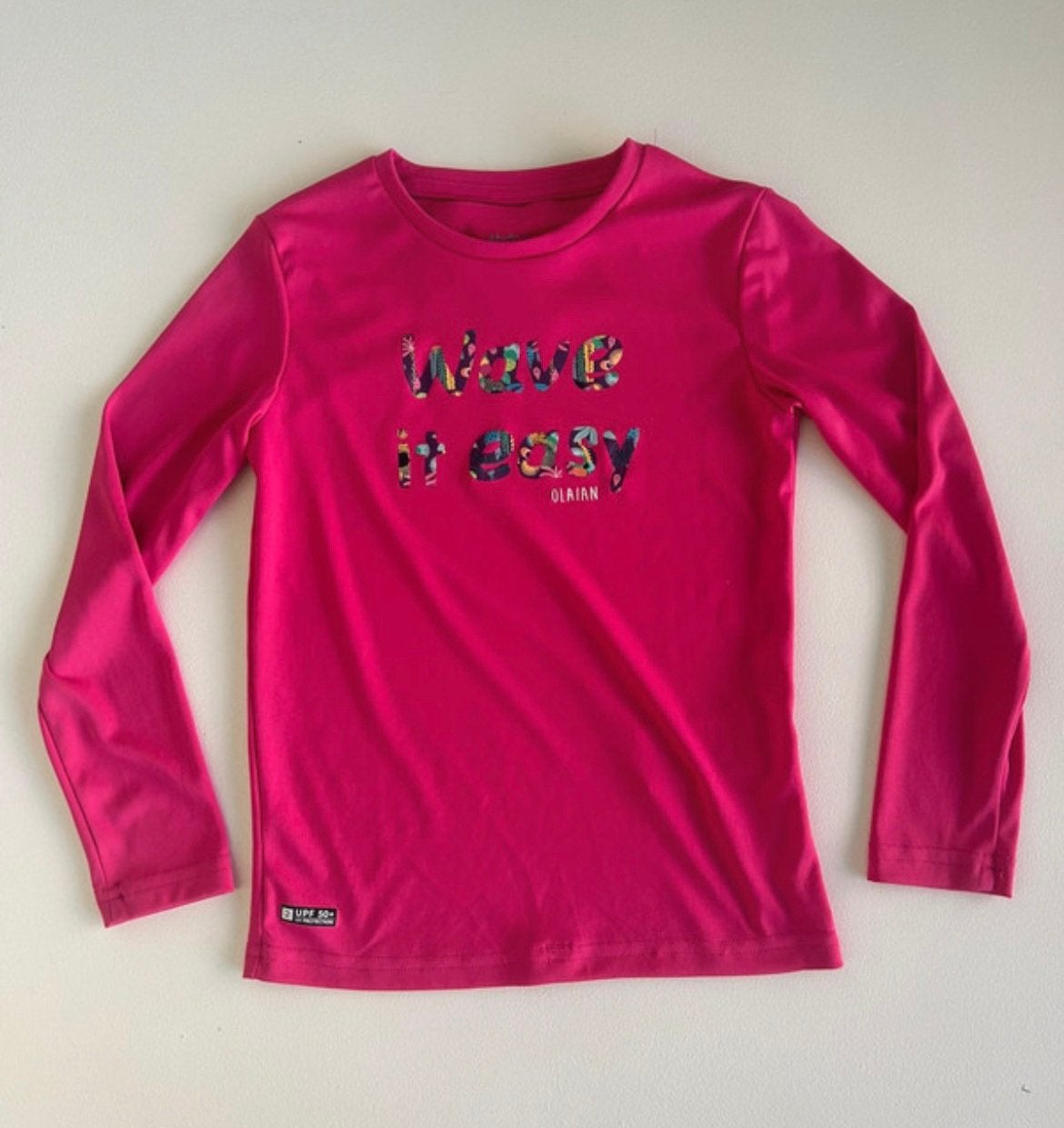Roos uv t-shirt - mt 5/6 jaar - Decathlon, Kinderen en Baby's, Kinderkleding | Kinder-zwemkleding, Gebruikt, Ophalen of Verzenden