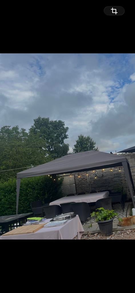 Partytent 3m op 4m, Ophalen, Zo goed als nieuw, Partytent