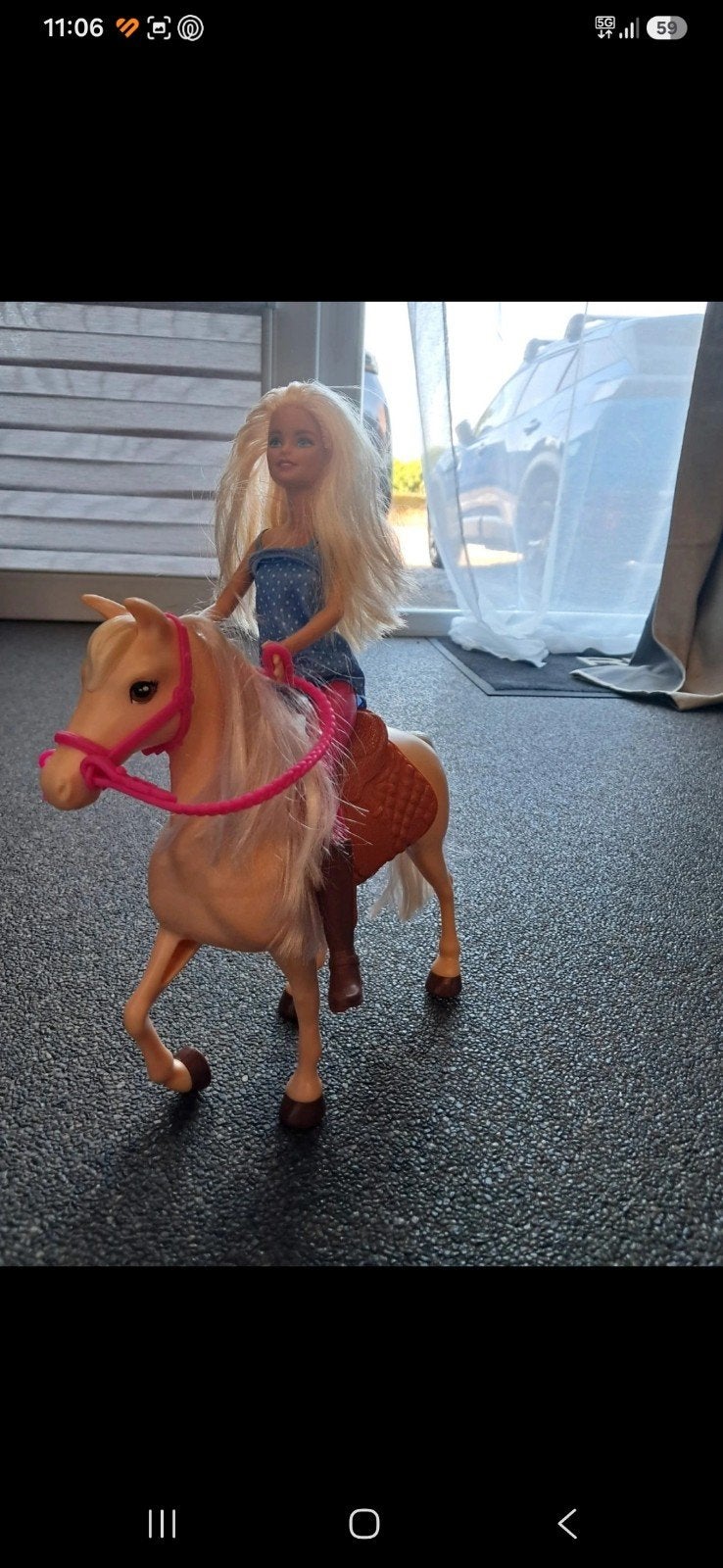 barbie met paard Mattel, Enlèvement