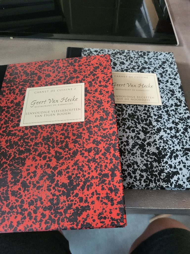 Carnet de cuisine geert van hecke, Geert van hecke, Enlèvement ou Envoi, Comme neuf, Autres régions