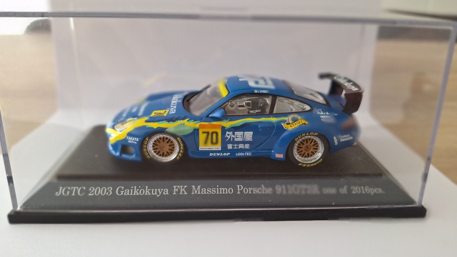 Ebbro 1:43 - Porsche 911/996 GT3R JGTC 2003
Nr 70, Ophalen of Verzenden, Zo goed als nieuw, Auto
