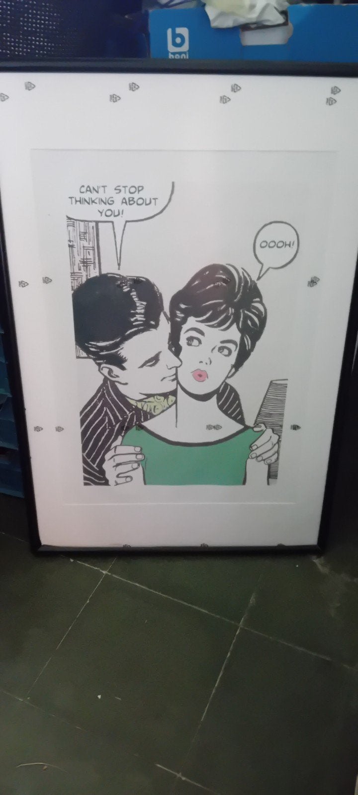 vintage pop artprint, Antiek en Kunst, Ophalen