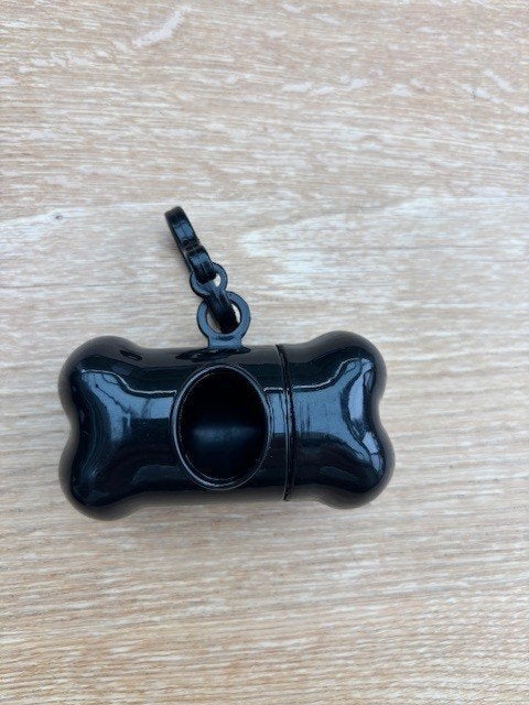 Porte-sac à crottes de chien noir - Nouveau !, Enlèvement ou Envoi, Neuf, Autres types