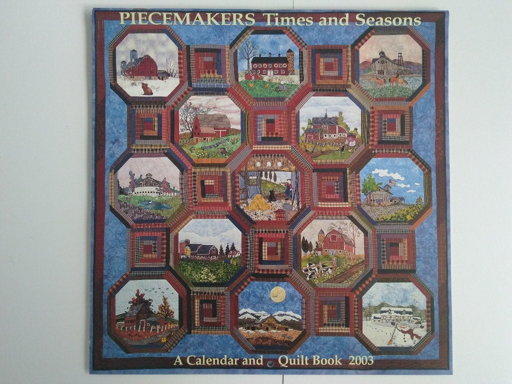 2003 Piecemakers calendar + patronen, Hobby en Vrije tijd, Borduren en Borduurmachines, Ophalen of Verzenden, Nieuw, Patroon