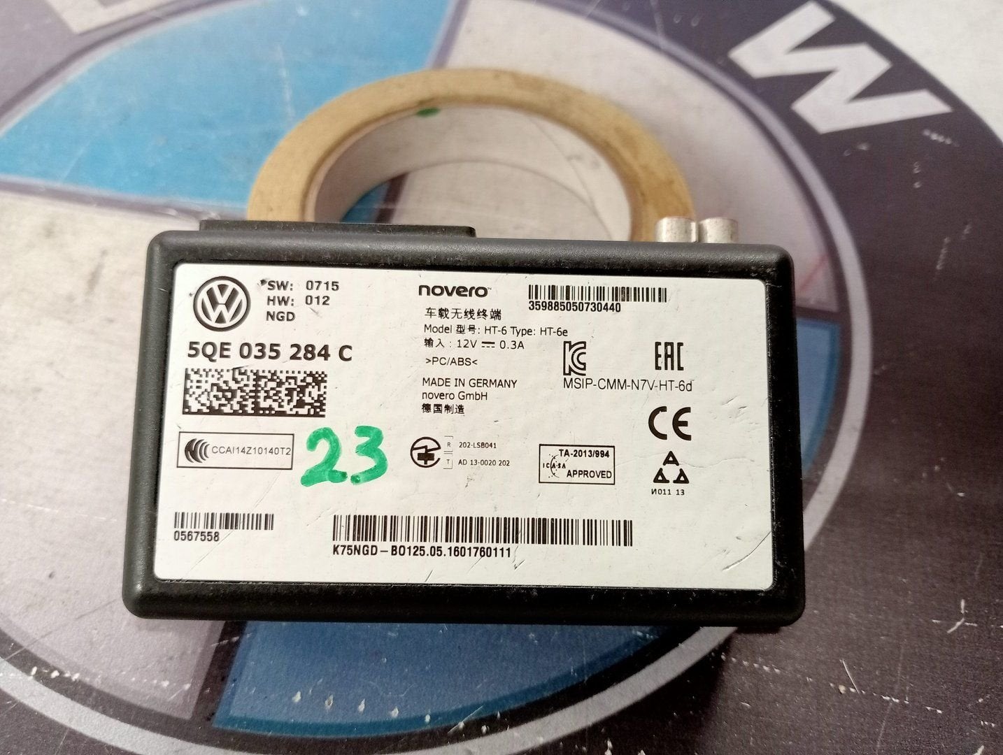 5QE035284C Online Diensten Module Passat B8 GTE NOVERO, Volkswagen, -, Utilisé, -