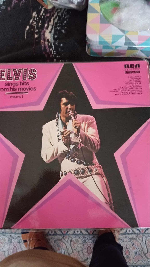 Elvis lp, sings hits from his movies, Engelse persing., Gebruikt, Ophalen of Verzenden, Rock-'n-Roll, 12 inch
