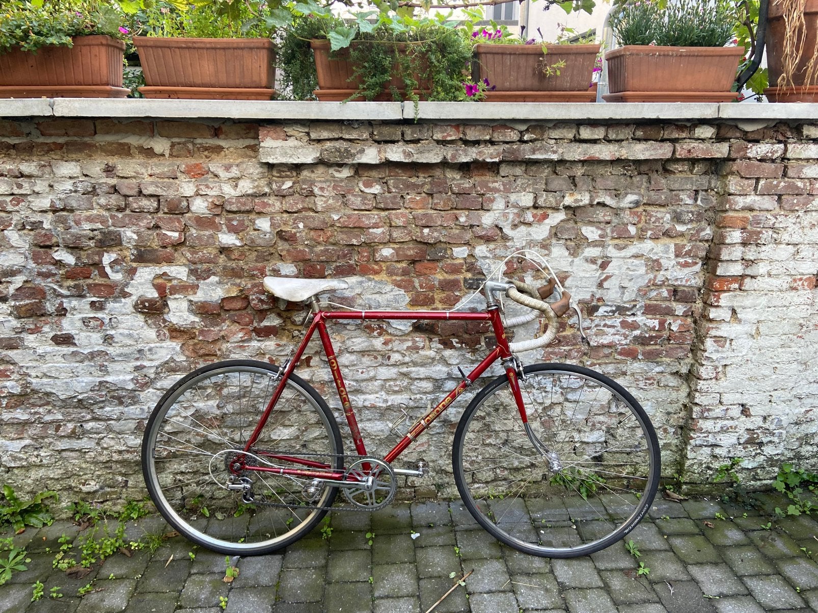Vintage koersfiets gitane, Gebruikt, Velgrem, Versnellingen, 49 tot 53 cm