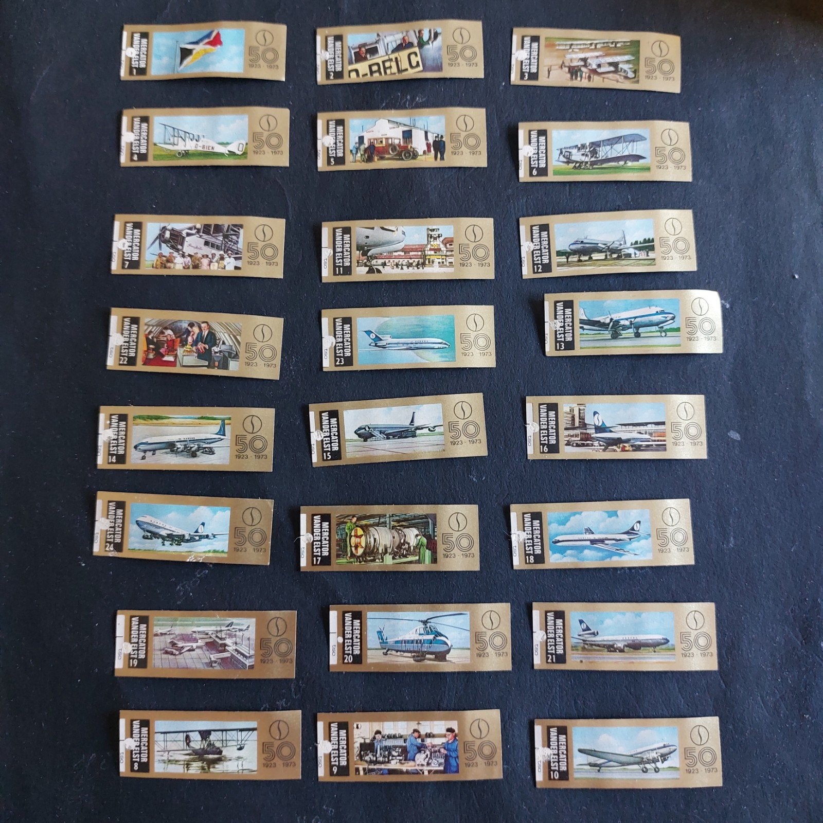 complete reeks sigarenbandjes Mercator- VDElst, Verzamelen, Rookartikelen, Aanstekers en Luciferdoosjes, Ophalen of Verzenden