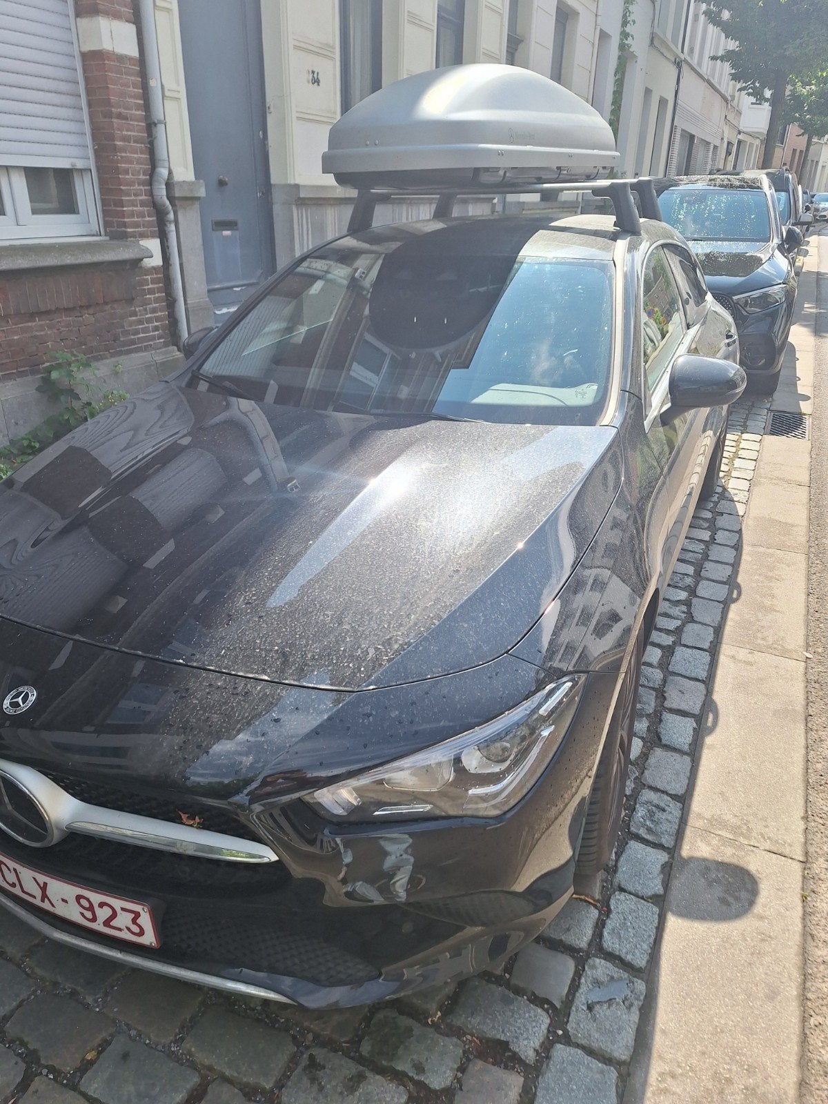 Dakkoffer skibak incl rails Mercedes CLA 2022, Enlèvement, Comme neuf