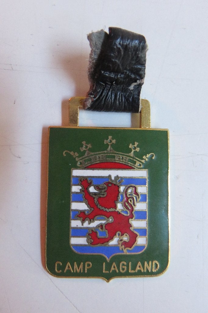 Borstzakhanger : Lagland Camp, Ophalen of Verzenden, Landmacht, Embleem of Badge