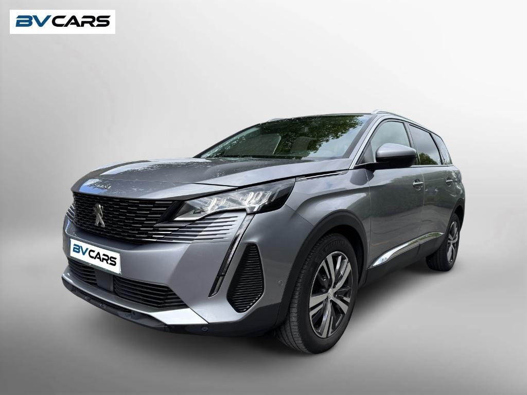 Peugeot 5008 1.2 PureTech Allure Pack 7 PL/ACC/LED/Bliss, Argent ou Gris, Euro 6, Entreprise, 7 places