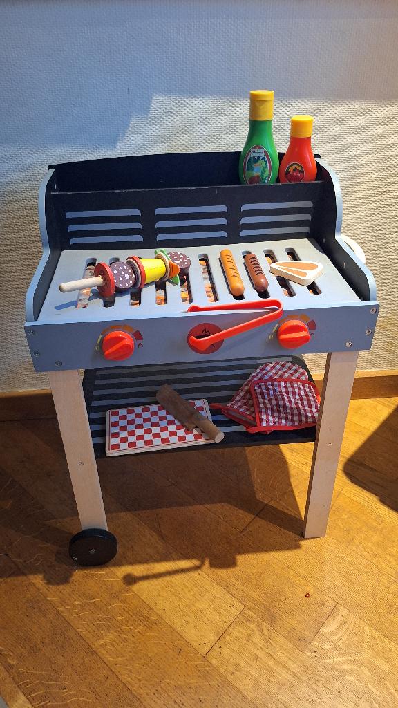 Houten barbeque, Enlèvement, Comme neuf, Bois, Jouer à la cuisine