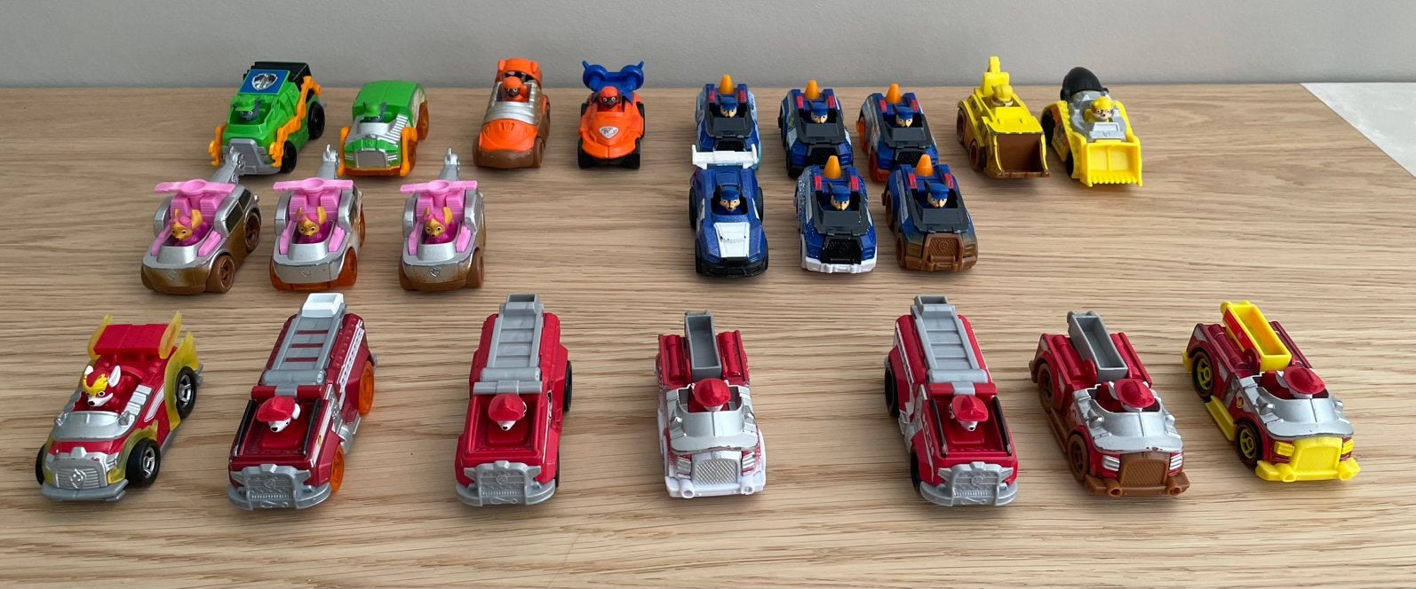 Paw patrol ijzeren auto’s €4 per stuk, Ophalen of Verzenden, Gebruikt