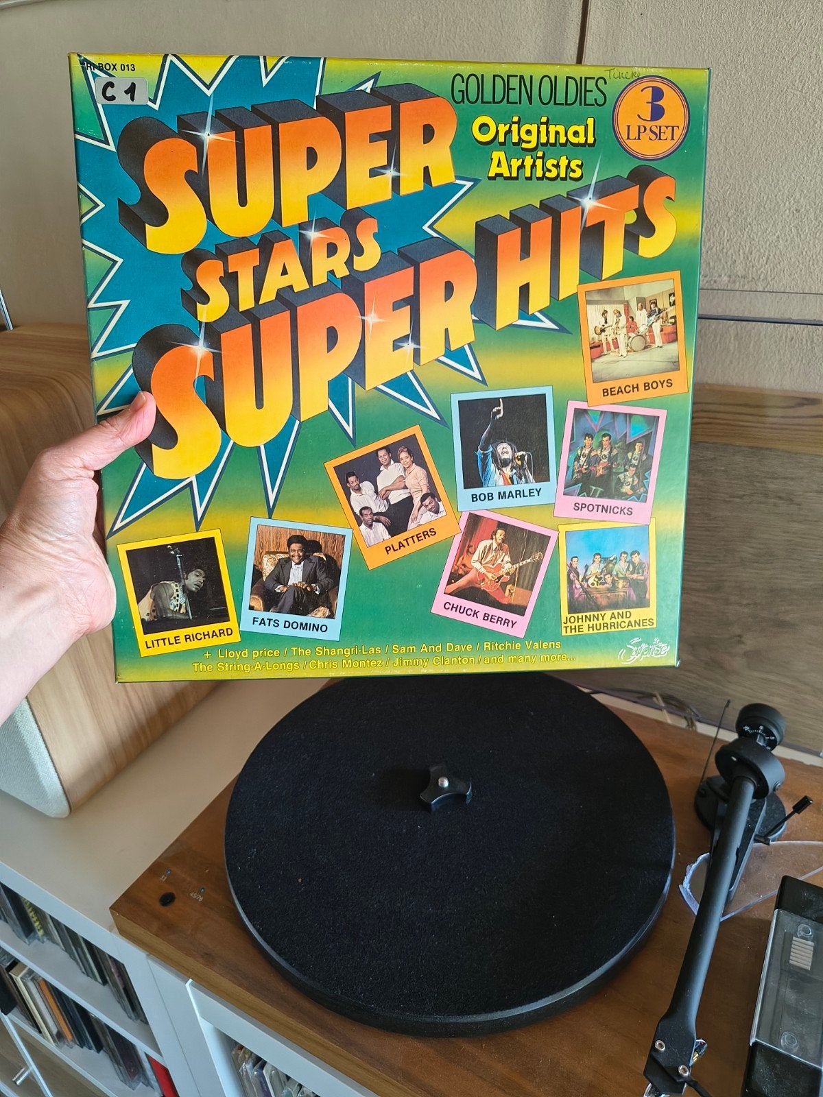 Lot de 3 vinyles Super Stars Super Hits, CD & DVD, Vinyles | Compilations, Enlèvement ou Envoi
