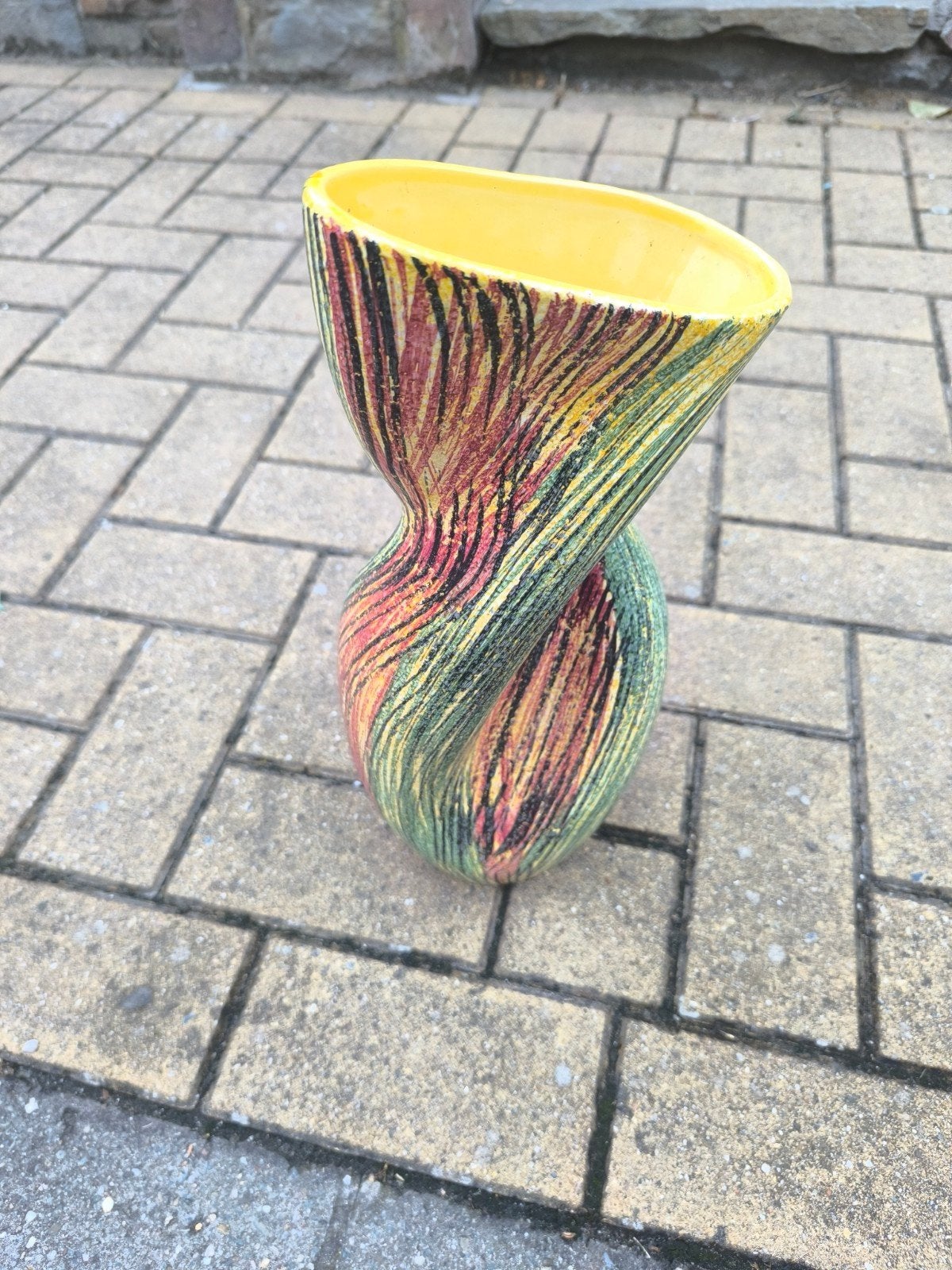 Vase design vintage numéroté, Enlèvement ou Envoi