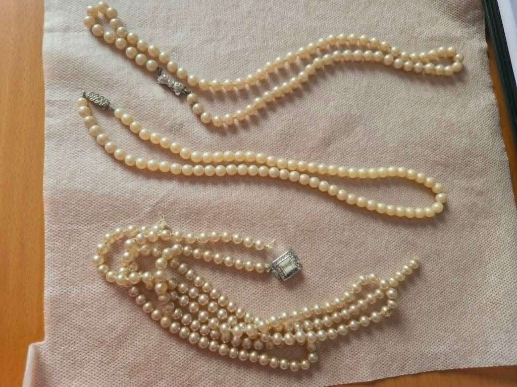 parelkettingen, Ophalen, Ketting