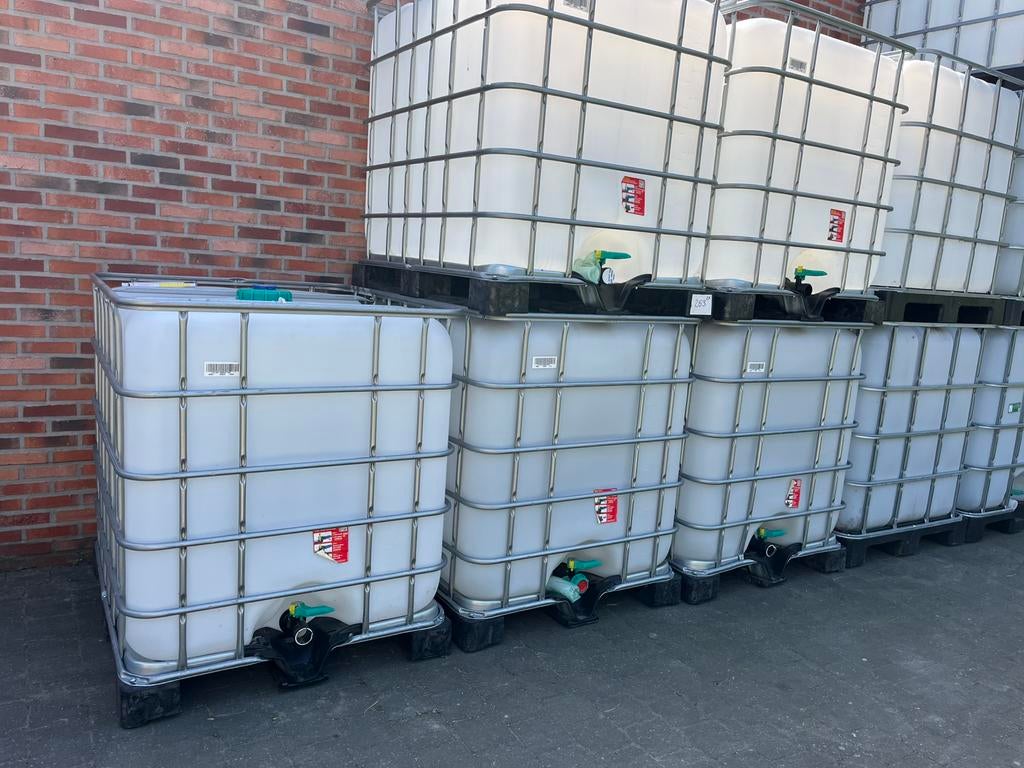 IBC Containers, Jardin & Terrasse, Barils de pluie, Comme neuf, Synthétique, Enlèvement
