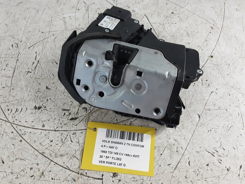 SERRURE DE PORTE GAUCHE Volkswagen Sharan (7N) (7N0839015L), Volkswagen, Volkswagen AG, Utilisé, Kundenbetreuung@volkswagen.de