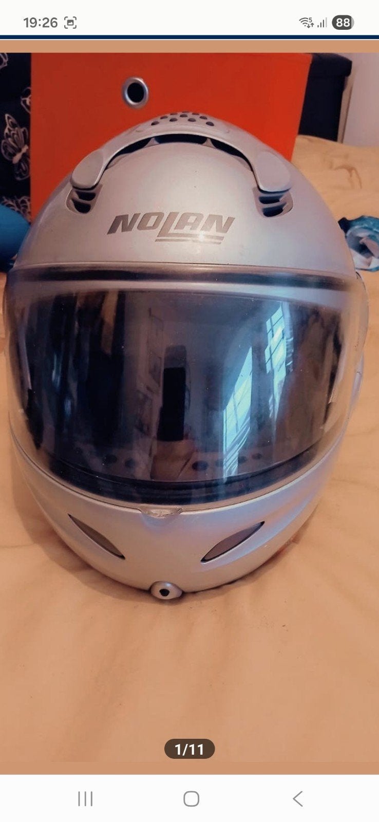 MODULAIRE HELM „NOLAN”, groot merk, maat L, prijs 70 EUR, Motoren, Ophalen, L, Nolan