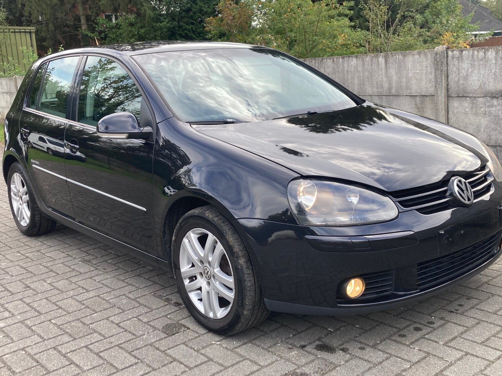 Volkswagen Golf 5 1.4i met 137000km 2008, Voorwielaandrijving, Stof, Zwart, Bedrijf
