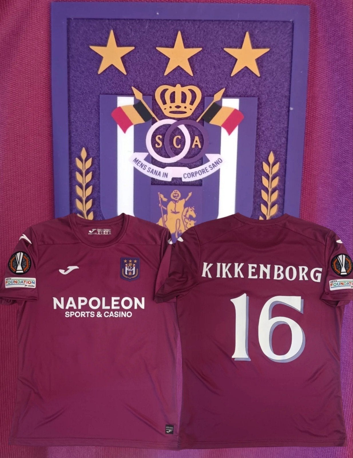 Maillot RSC Anderlecht Mats Kikkenborg shirt, Verzamelen, Sportartikelen en Voetbal, Shirt