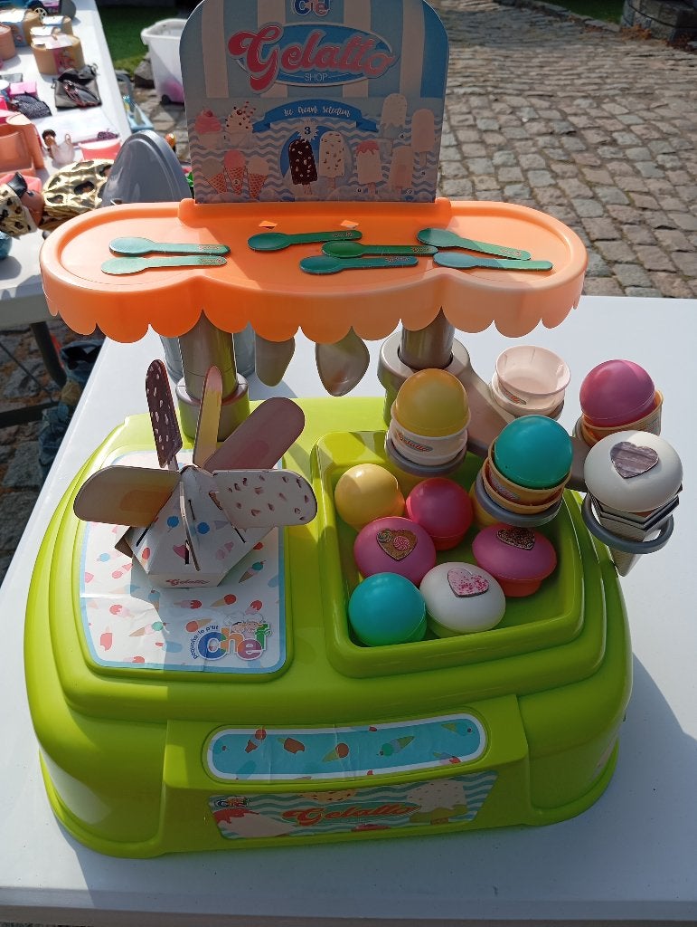 IJssalon shop, Kinderen en Baby's, Speelgoed | Poppen, Ophalen, Gebruikt, Overige typen