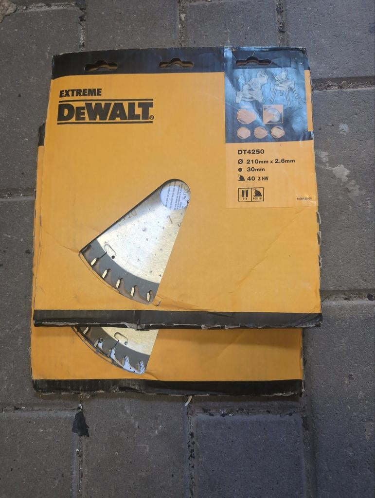 2x Dewalt dt4250 hout zaagblad, Ophalen