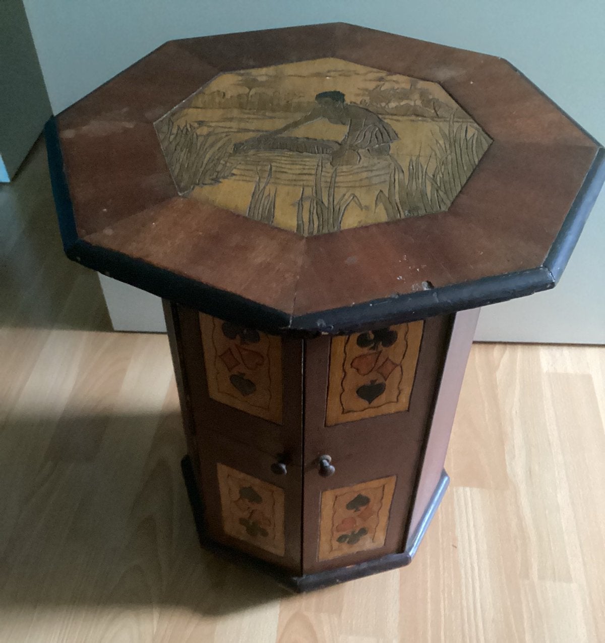 Vintage Kastje Tafeltje, Antiek en Kunst, Ophalen