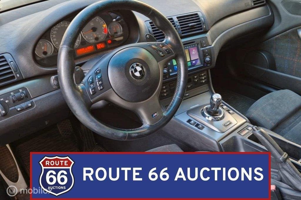 BMW M3 | 2004 | Route 66 Auctions, Auto's, Gebruikt, Zwart, Bedrijf, Handgeschakeld