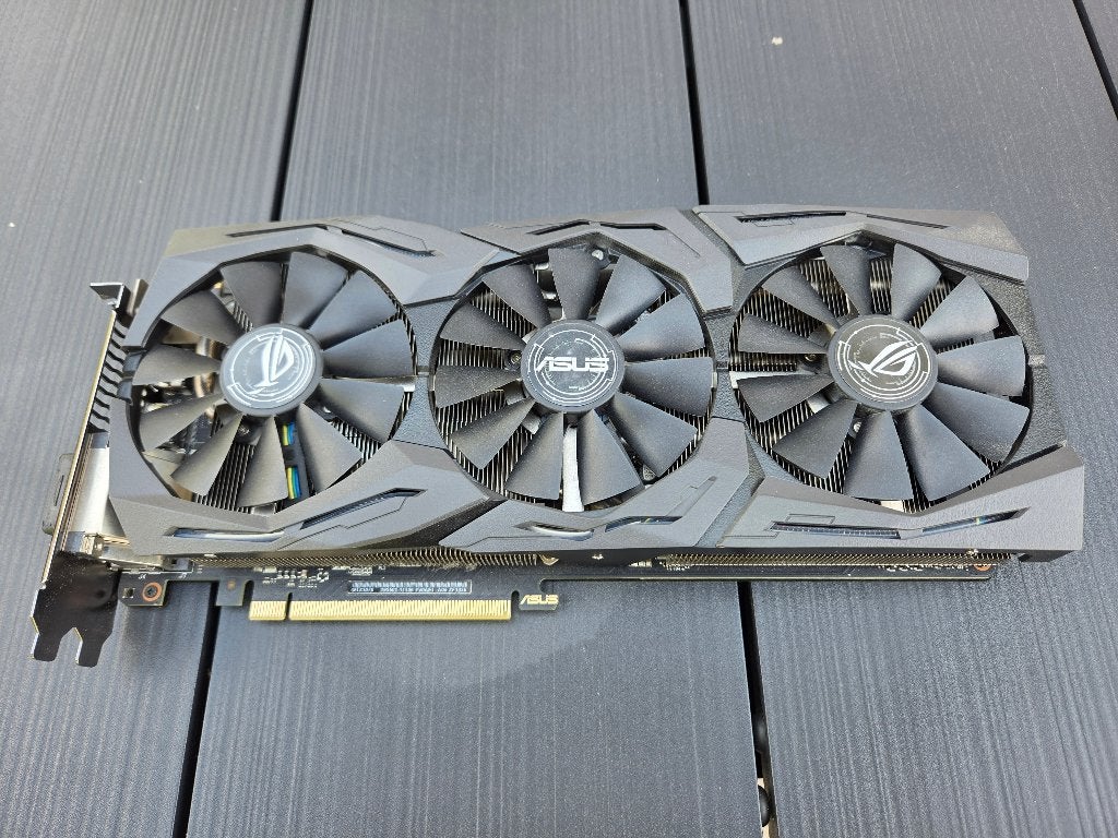 Asus STRIX GTX 1070 8 GB DDR5, Computers en Software, Videokaarten, PCI-Express 3, Gebruikt, HDMI, Ophalen of Verzenden