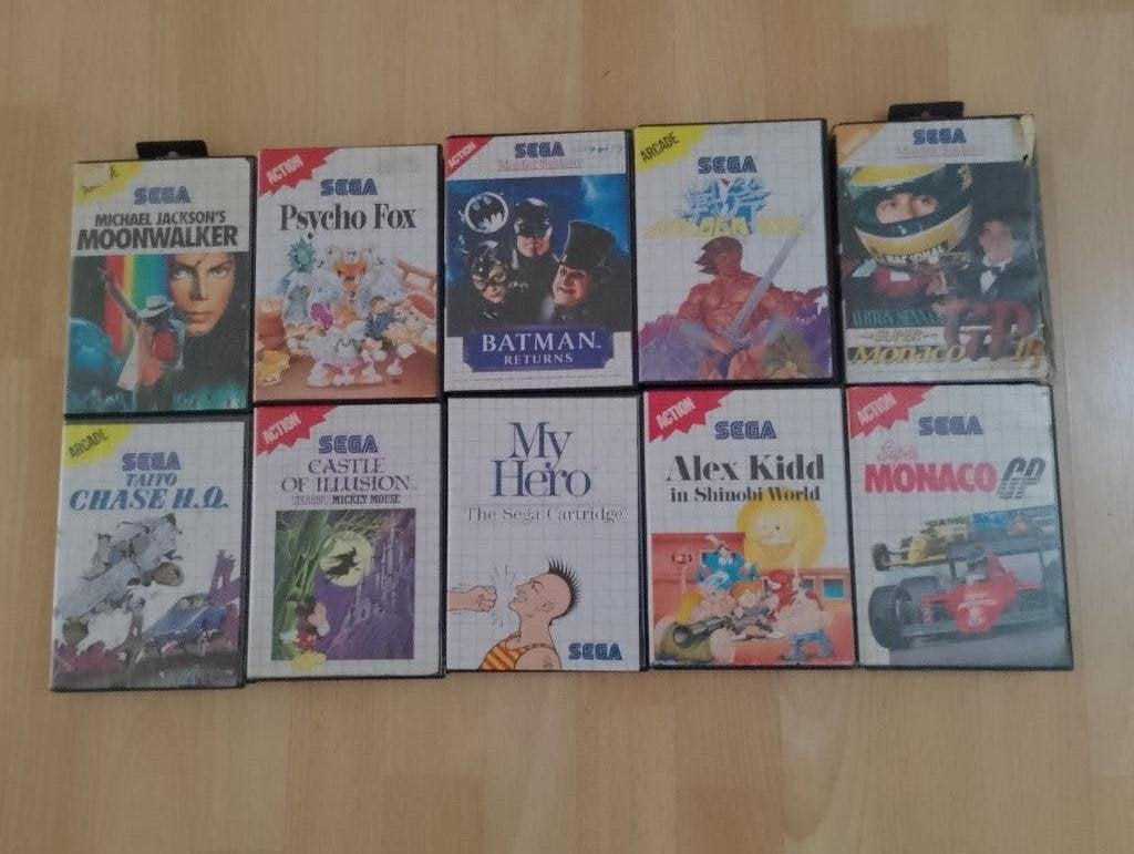 Sega master system spellen lot zonder boekje, Games en Spelcomputers, Ophalen of Verzenden, Gebruikt, Master System