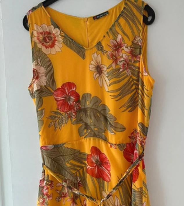 Robe d'été longue avec nuisette jaune S/36/8 de Street One, Vêtements | Femmes, Robes, Comme neuf, Enlèvement
