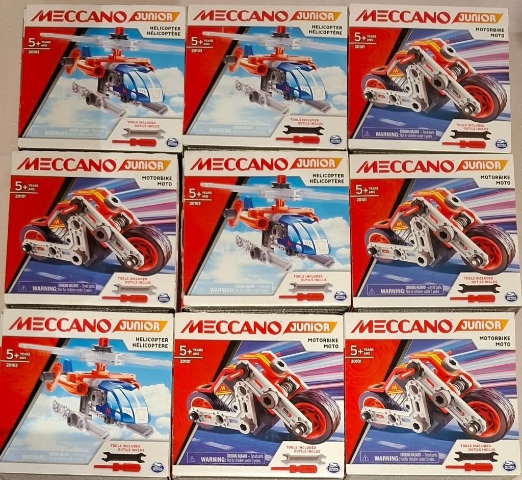 Meccano junior, Ophalen, Nieuw, Bouwen