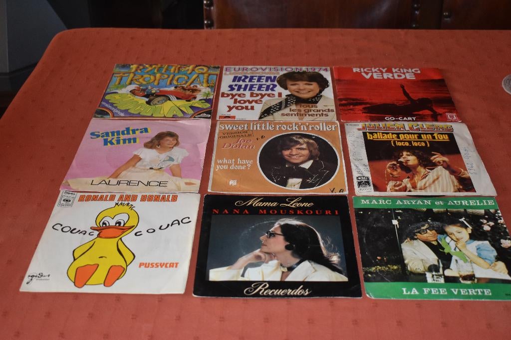 45t vinyl's uit de jaren 50*60*70*80 enz.., Ophalen of Verzenden, 1970 - 1979, Zo goed als nieuw