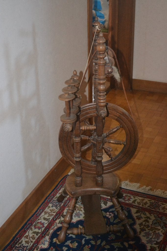 spinnenwiel, Ophalen, Gebruikt
