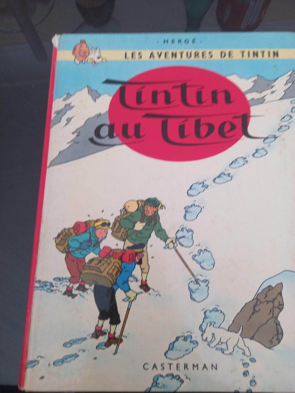 tintin au tibet bande rouge, Enlèvement