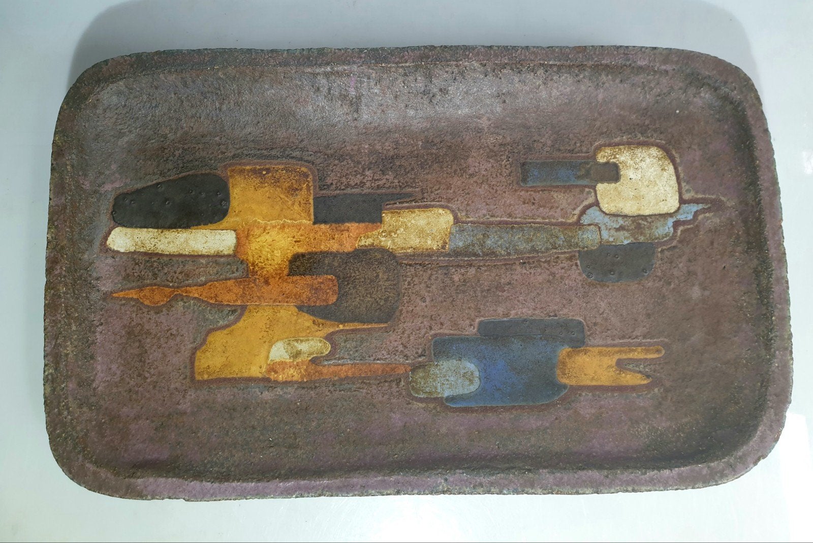 Grote schaal keramiek Amphora Vandeweghe., Ophalen of Verzenden