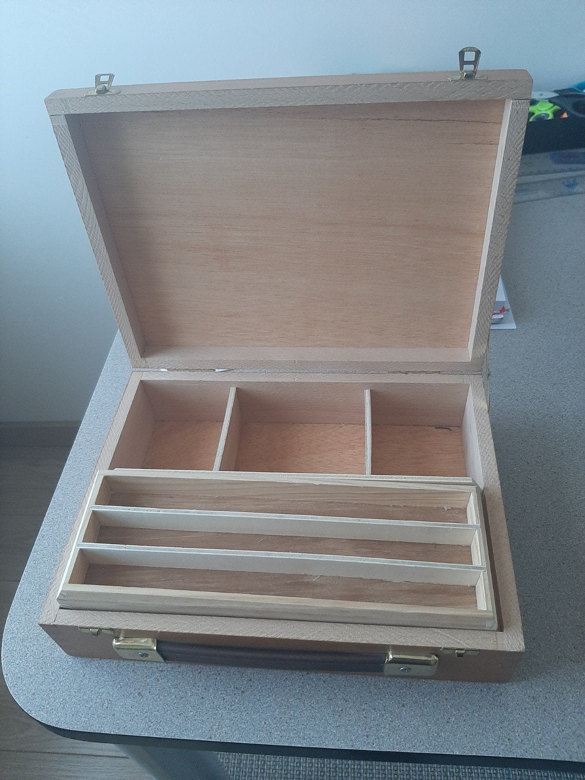 houten tekendoos, Hobby & Loisirs créatifs, Peinture, Enlèvement