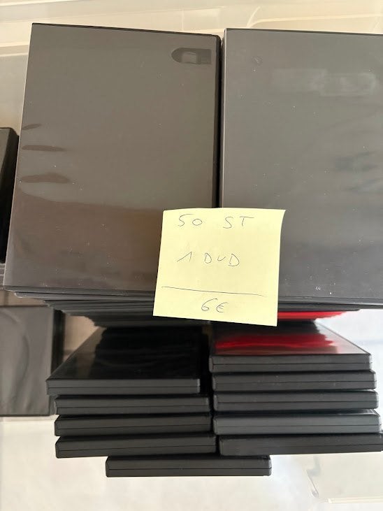 50 DVD doosjes, Informatique & Logiciels, Disques enregistrables, Enlèvement ou Envoi, Neuf, Dvd