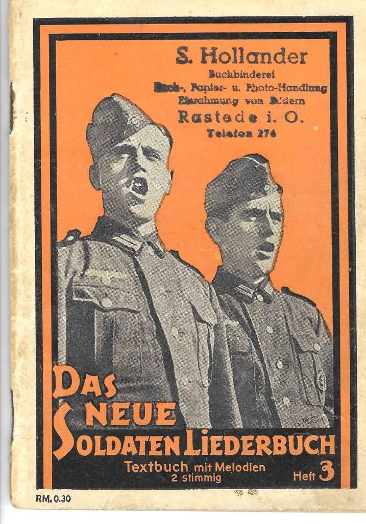 Periodiek boekje 'Das Neue Soldaten Liederbuch'  Heft 3., Ophalen of Verzenden