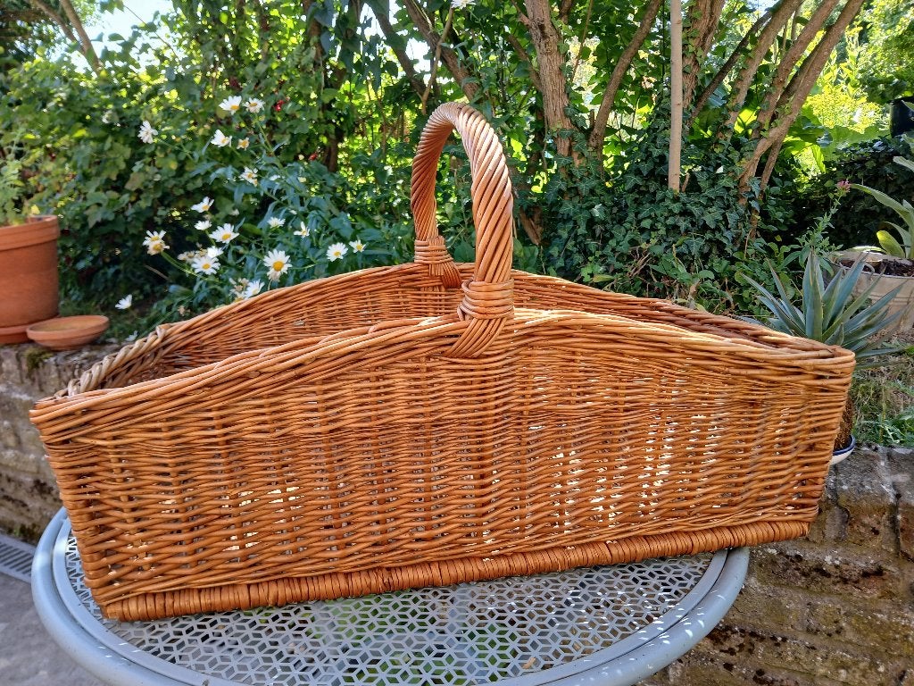Grand panier de présentation, Osier, Comme neuf, Enlèvement, Panier