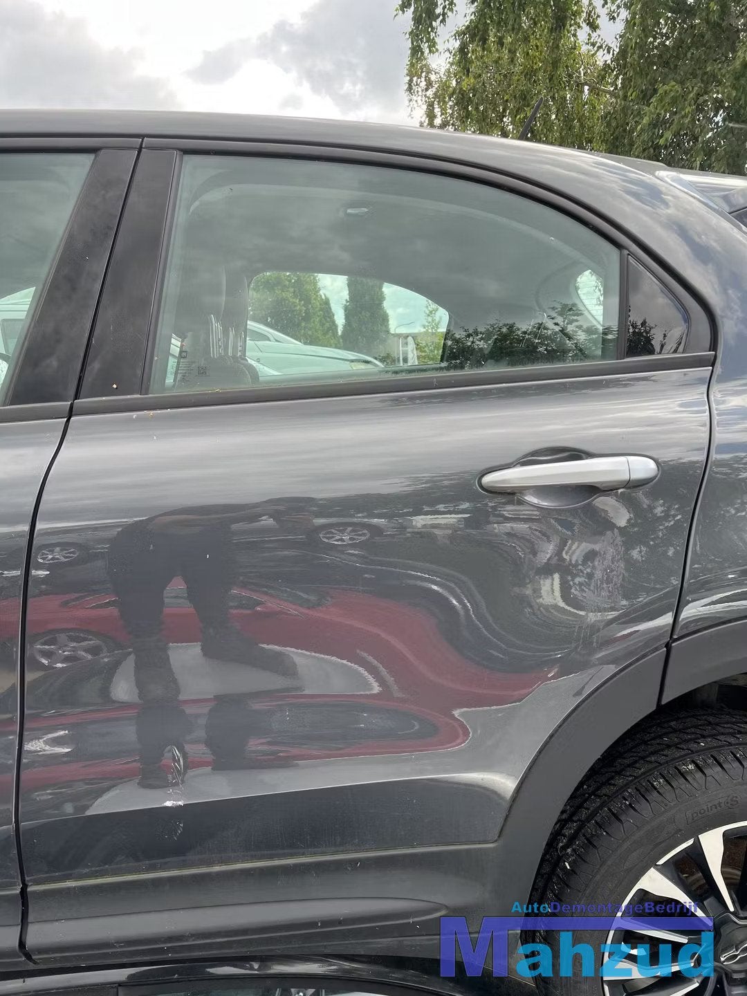 FIAT 500X donker grijs 679 links achter deur portier 2014+, Gebruikt, Deur, Stellantis Europe S.p.A., Info@stellantis.com