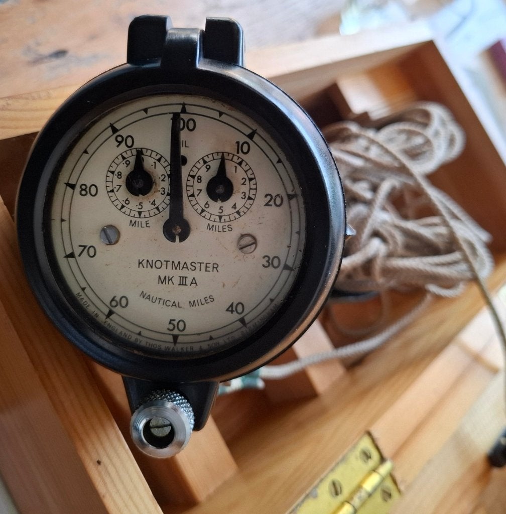 Een complete Walker's Knotmaster Log Mk IIIA, Sports nautiques & Bateaux, Instruments de navigation & Électronique maritime, Enlèvement ou Envoi