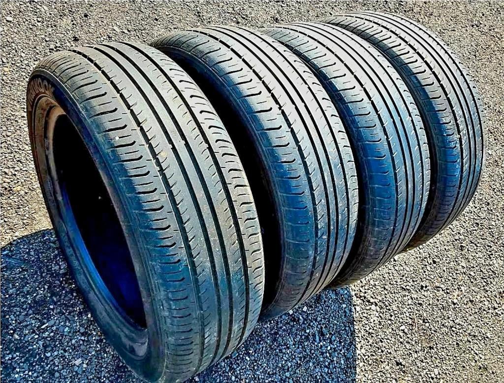 4 pneus été 225/55-18 Hankook Optimo, Autos : Pièces & Accessoires, Pneus été, Enlèvement, Utilisé, 225 mm