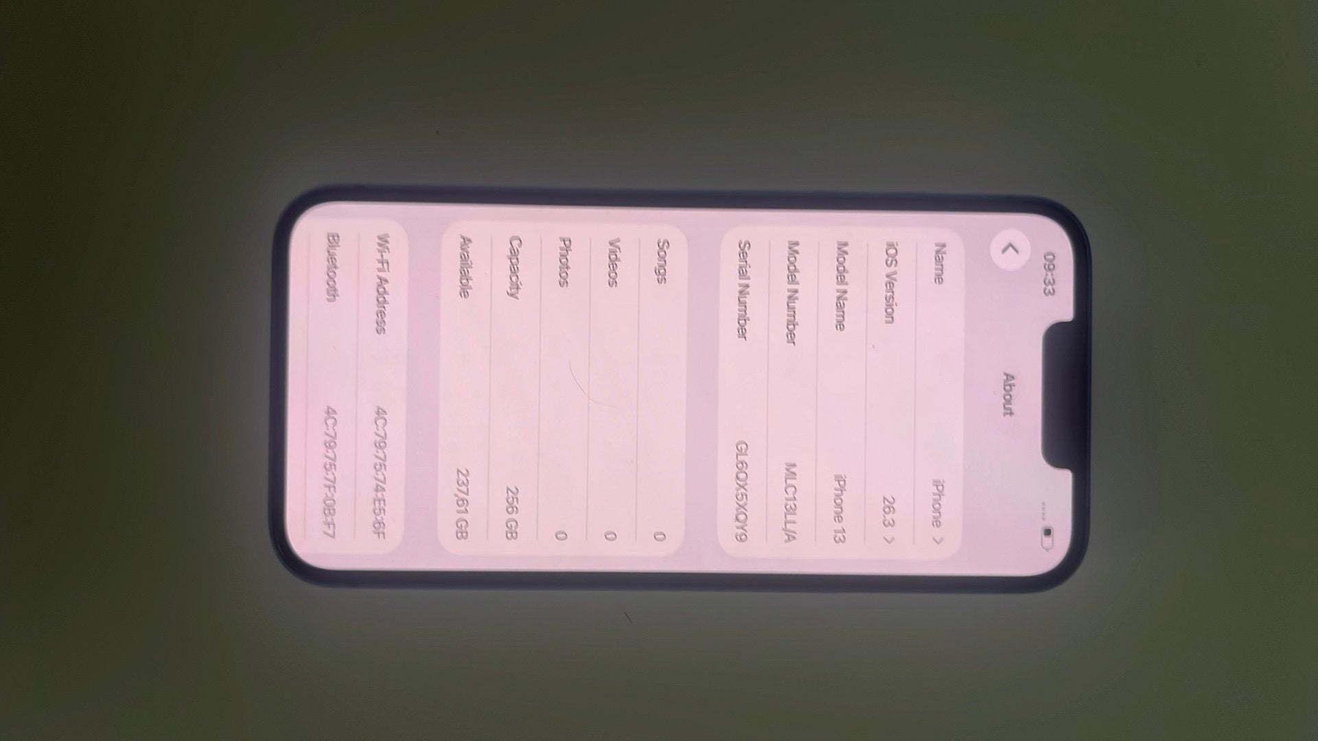 Iphone 13 256GB Bleu/Blauw, Telecommunicatie, Blauw, IPhone 13, Zo goed als nieuw, Zonder abonnement