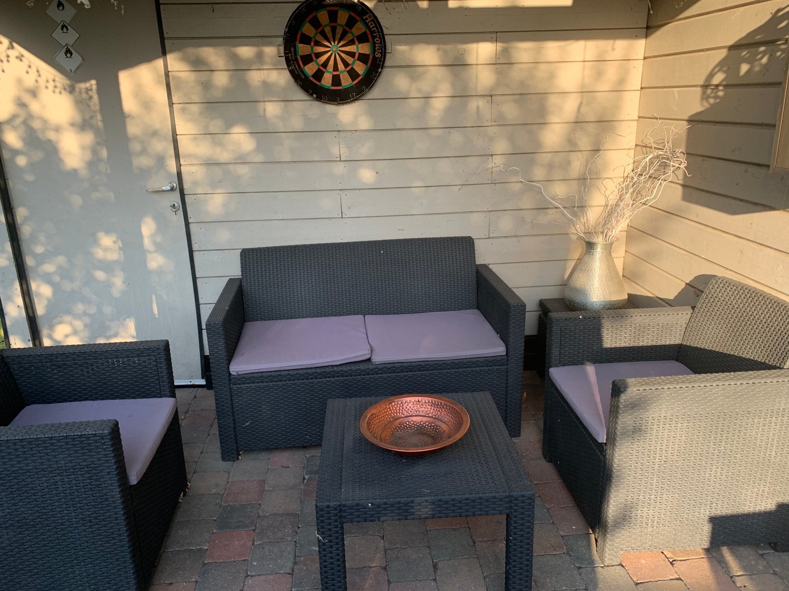 Volledige tuinlounge, Tuin en Terras, Ophalen, 5 zitplaatsen, Gebruikt, Loungeset