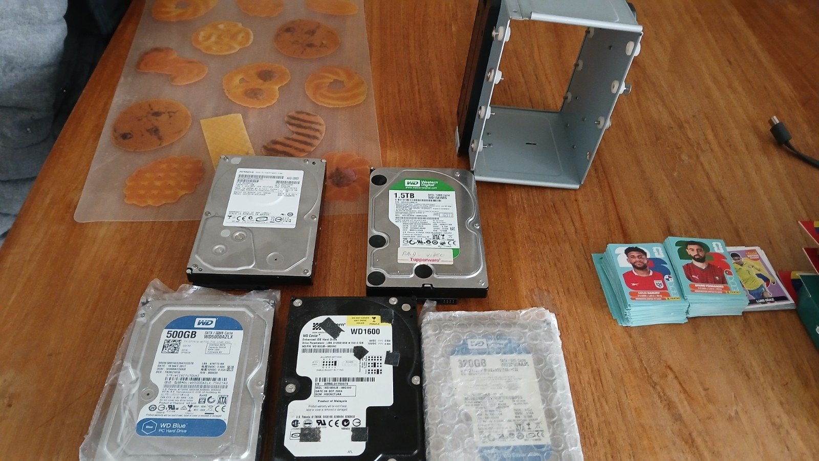 harde schijf+rack voor meerdere pc's, Computers en Software, Harde schijven, Gebruikt, Desktop, HDD, IDE, Ophalen of Verzenden