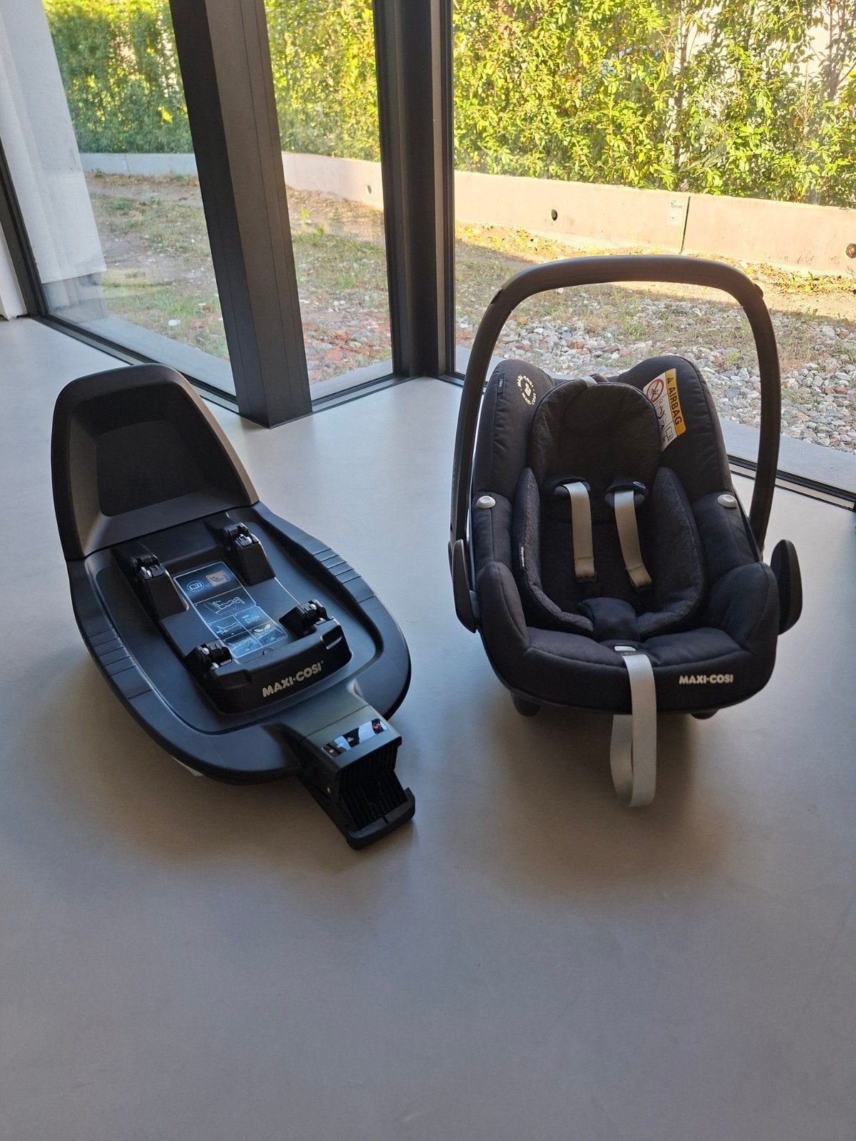 Maxi-cosi autostoel en isofix basis, Ophalen, Gebruikt, Isofix, 0 t/m 13 kg